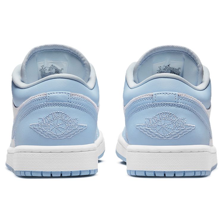 Air Jordan 1 Low Aluminum Women Sneakers Grey Football-Grey White DC0774-050