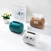 Cartoon Tissue Box Cute Little Bear and Kitten Design Creative Portable Lightweight Dining Table Storage Box Tissue Paper Box