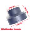 Air Diesel Heater 60mm Diameter 200cm Length Duct Pipe Tube Hose Outlet Exhaust Joiner Connector For Webasto Eberspaecher