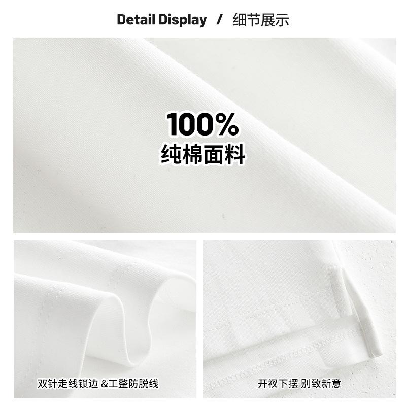 Summer Black Premium Atmosphere Basic Shoulder Short Sleeve T-Shirt Women's Crew Neck Niche Cotton Top