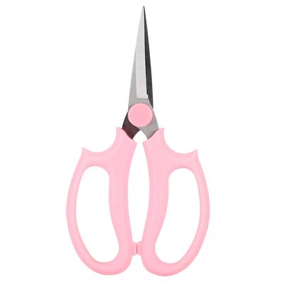 Multifunctional Floral Scissors Pruning Shears Flower Cutting Scissors(Pink)