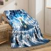 Angelic Music Clouds Blanket  Printed Blanket for Living Room Bed Couch Lunch Break Soft Cozy Blanket for Friend's Festival Gift