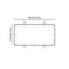 LED Makeup Mirror For Car Vanity LED Light Auto Mirror USB Charging Rearview Mirror Cosmetic Mirror For Mini Cars Trucks SUVs