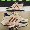 New men's shoes popular three-bar Forrest Gump shoes fashion sports casual shoes men's velvet running shoes platform dad shoes