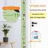 Children's Room 2m Self-Adhesive Height Chart Stickers - Cartoon Design for Baby Measurement & Wall Decoration