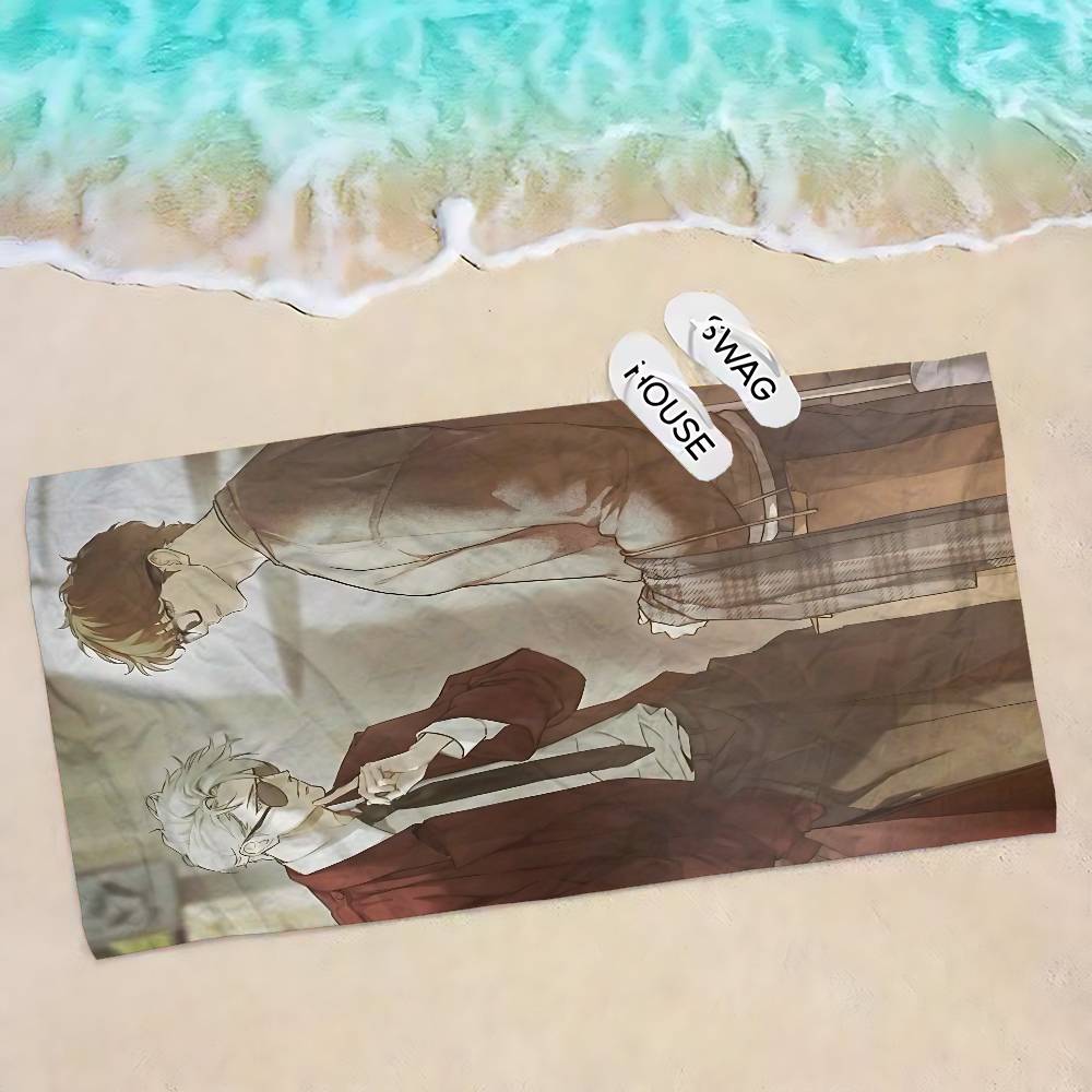 

Nerd Project bl Anime Bath Towel Microfiber Soft Water Absorbing Breathable For Girl Kids Decorative Cartoon Beach Towel W30*H60(CM)