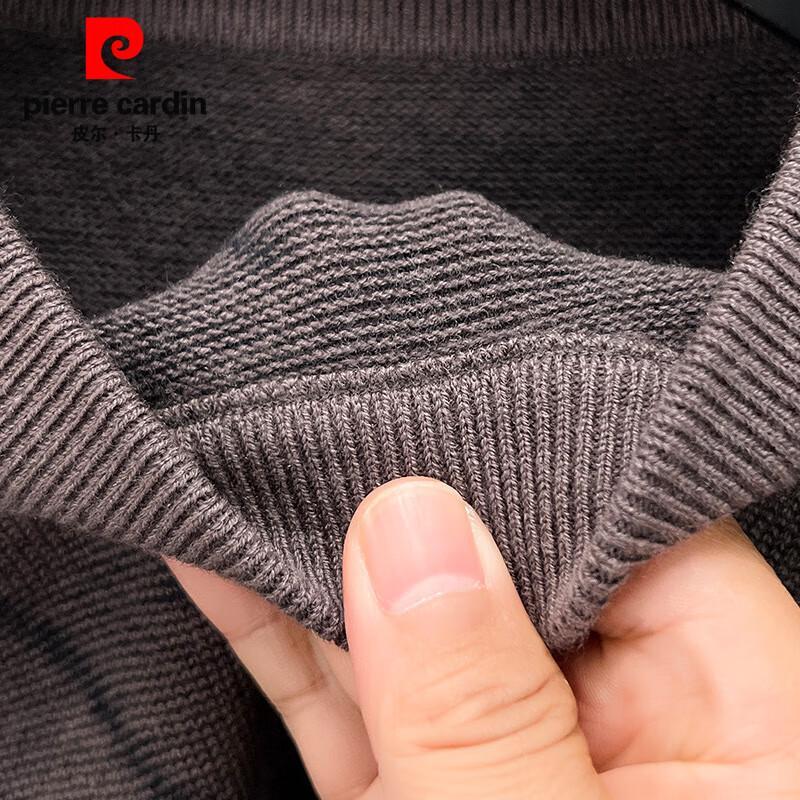 Pierre Cardin Men's 100% Pure Wool Mock Neck Sweater