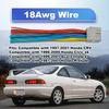 Pleoos Door Connector Pigtail Wire Harness Front Driver Or Passenger Only Compatible with Honda Civic EK CRV Prelude Acura