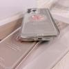 Lovely 3D Crystal Bow-knot Transparent Phone Case for iPhone17 16 15 14 13 12 11 Pro Shockproof Cover