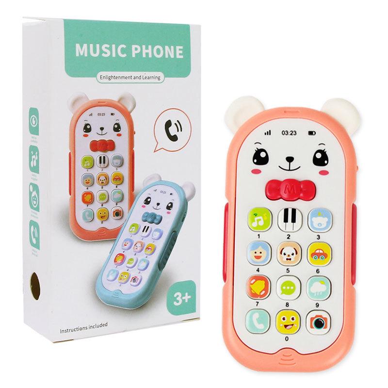 Cross-border Little Chick & Bear Music Phone Toy for Infant Early Learning
