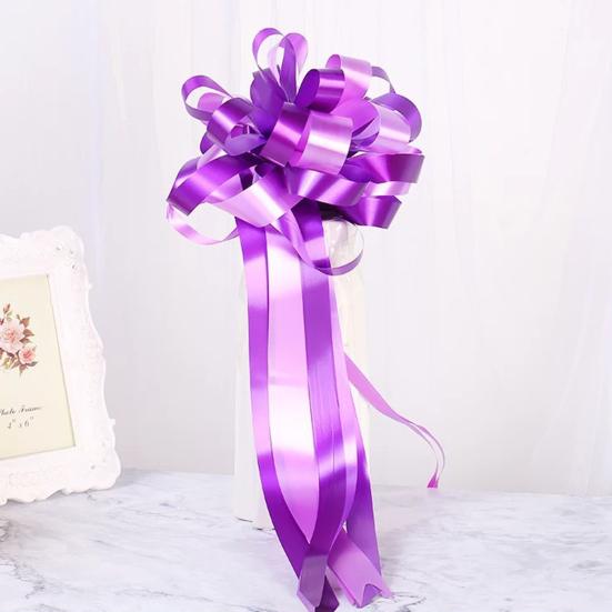 10Pcs Pull Bow Ribbon Decorative Wide Application Romantic Car Party DIY