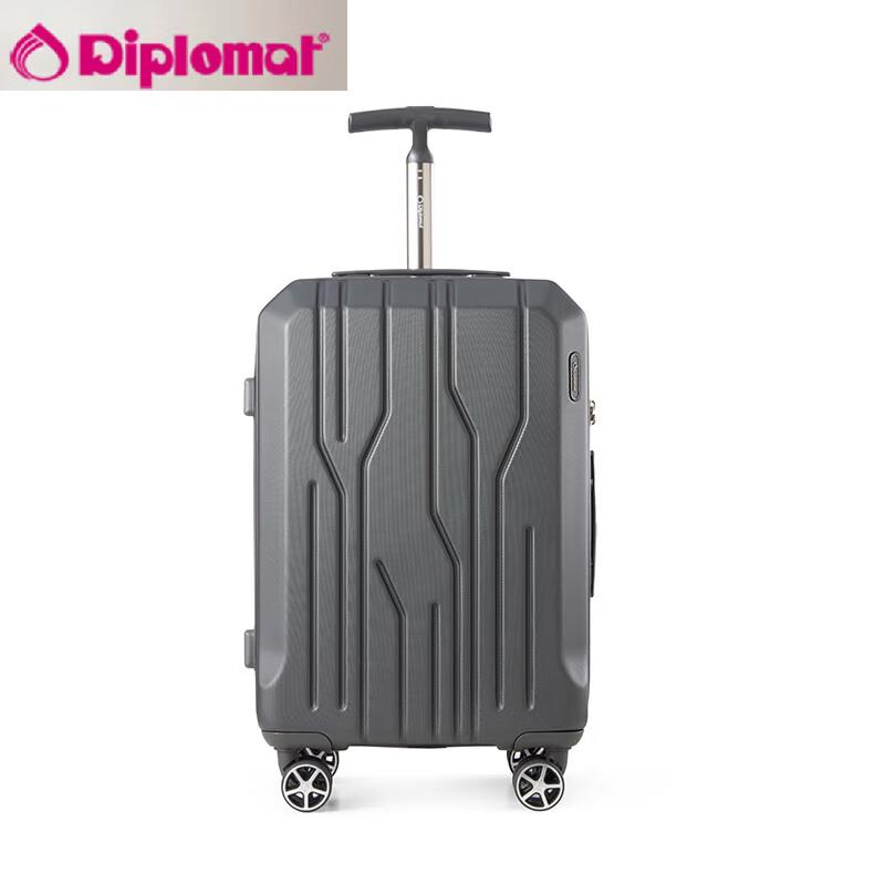 Diplomat HM-61163-1 Hard-Shell Travel Suitcase 24 inches