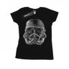 Star Wars Womens/Ladies Stormtrooper Scribble Helmet Cotton T-Shirt