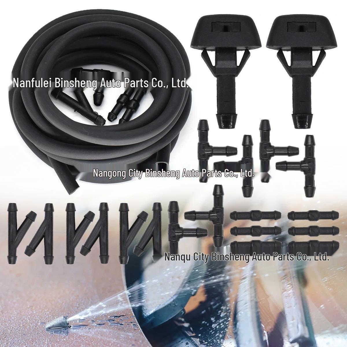 Форсунка и шланг омывателя лобового стекла Volvo C30/V40/S40 (30655605) Single Nozzle