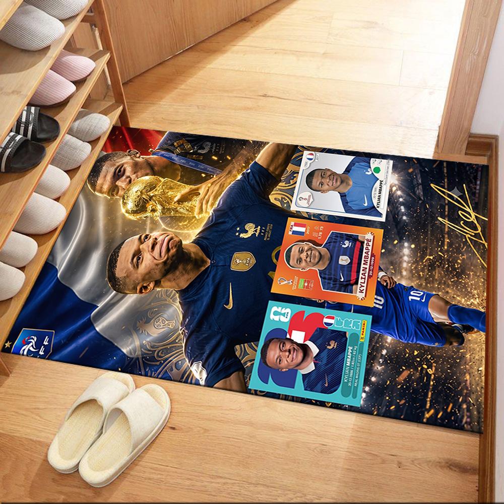 Mbappe 257 Area Rug Perfect for Foyer Decorate room Living Rooms Balcony Antislip Carpet Decorate Offices Perfect Birthday/Christmas Gift Idea