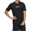 Adidas T Shirts Men's Black Crew Neck Moderate Straight Fit GD5438