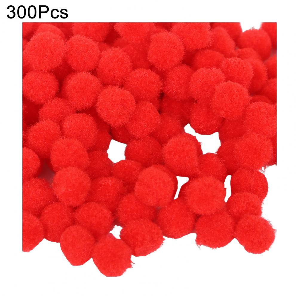 Pom Pom Craft Supplies Colorful Pom Embellishments Crafting Poms 10mm Fluffy Felt Balls for Dolls Diy Decorations for Garland