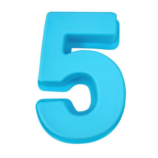 Pečicí forma Nádherně ohebná Dlouhotrvající Forma na sušenky Dodávající vitalitu 3D Čísla Forma na donuty Forma na dort pro pekárnu