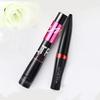 Black Mascara Waterproof Silk Fiber Volume Double Effect Long Lasting Lengthening Curling Eyes Makeup