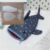 4Pcs Diy Shark Mouth Zipper Pouch Quilting Template Adorable Shark Pencil Case Sewing Template Transparent Craft Stencil