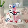 Nurse Cake Topper Nursing Cupcake Toppers Nurse Graduation Cake Decorations for Doctor Nurse Party Supplies
