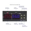 10A Digital Temperature Controller 12V / 24V / 110V-220V Dual Display Thermostat  Industrial