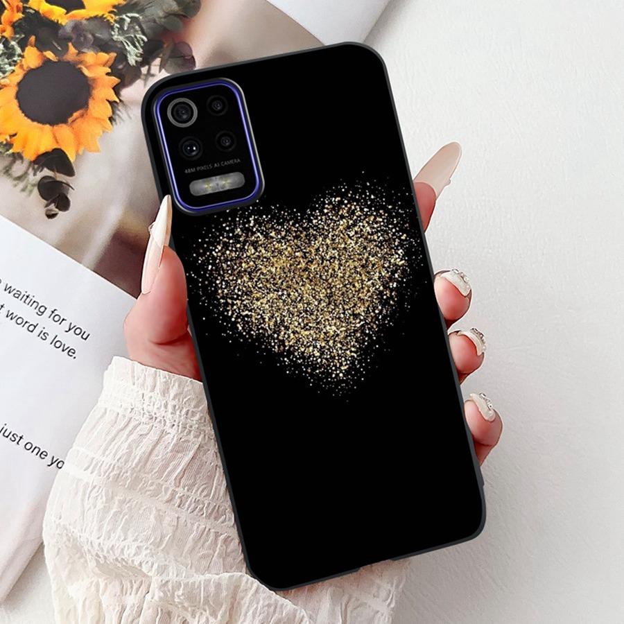 For LG K52 K62 2020 Case Silicone Soft Back Cover For LGK52 K 62 2020 Fashion flower Phone Case Shockproof Protective Bumper