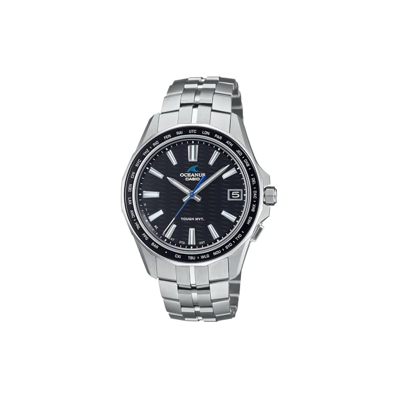[Casio] Oceanus Watch [Domestic Genuine Product] Made In Japan Manta Bluetooth Radio Solar Sapphire Glass OCW-S400-1AJF Men's Black