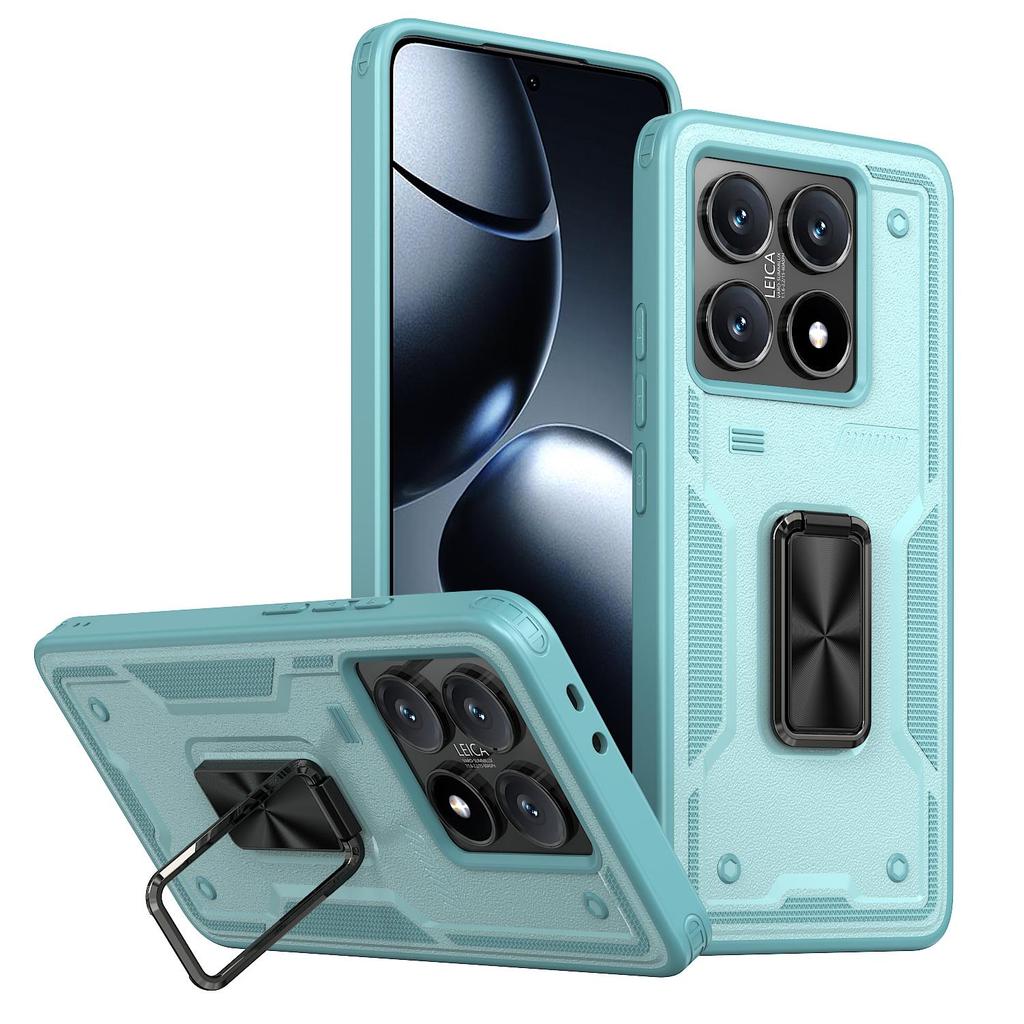 For Xiaomi 14T Pro Case/Mi 14T 5G Shockproof Magsafe Phone Case Car Magnetic Bracket Protective Cover TPU+PC