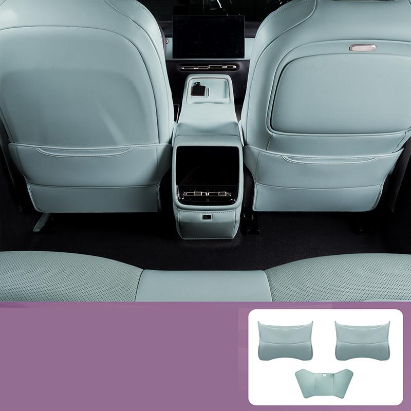 For XPENG P7+ 2026-2027 Leather Seat Impact Pad Rear Seat Protector Dirt-resistant Automobile Modification Supplies