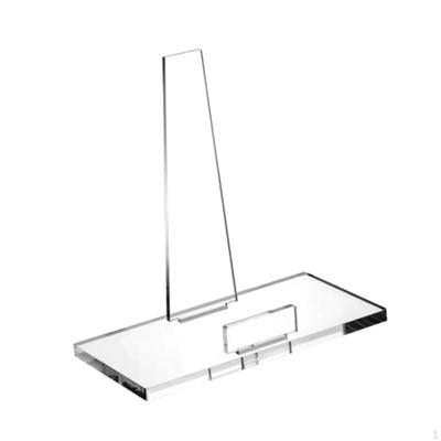 Acrylic Stand for Display with Base Elegant Versatile Reliable Plate Holder Artwork Living Room