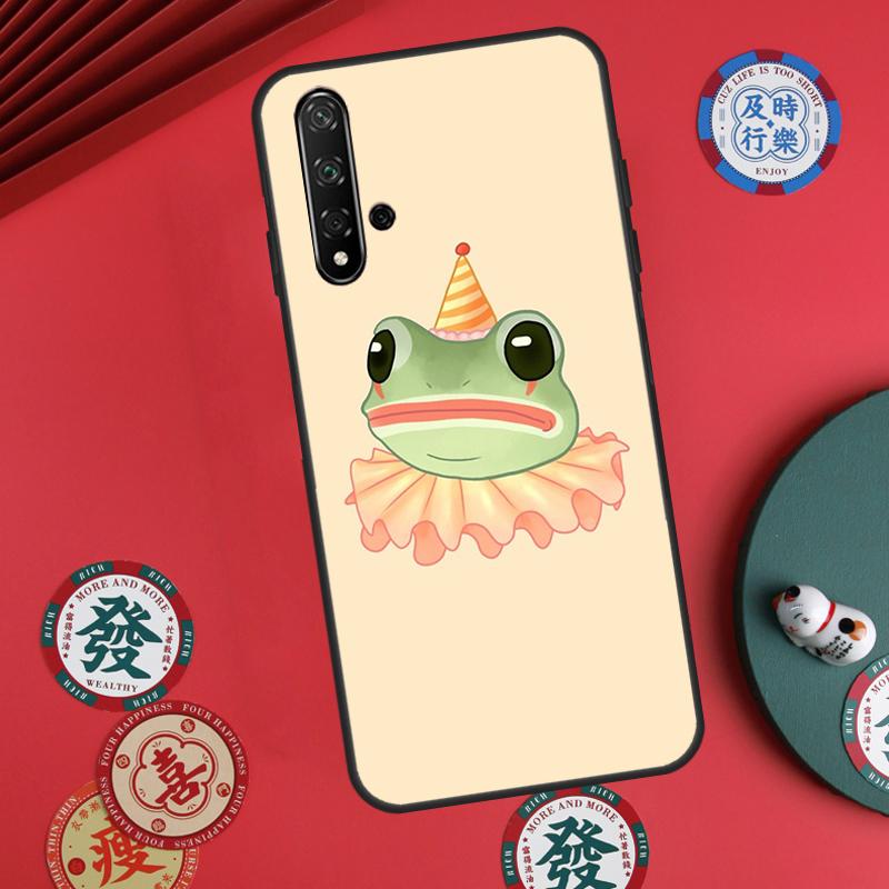 Cute Cartoon Frog For Huawei Nova Y60 Y70 Y90 Y72 Y73 Y61 Y91 7i 8i 11i 12i 12s 9 10 SE P20 P30 P40 Lite Case