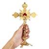 Church Relics Figurines Crucifix Jesus Christ On The Stand Cross Home Chapel Decoration Wall Crosses