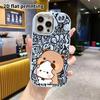 Phone Case: 2D Flat Design Suitable for iPhone 18 17 16 15 14 13 Pro Protective Case, Couple Style, Sweet Interactive Fun, Christmas and Halloween Gif