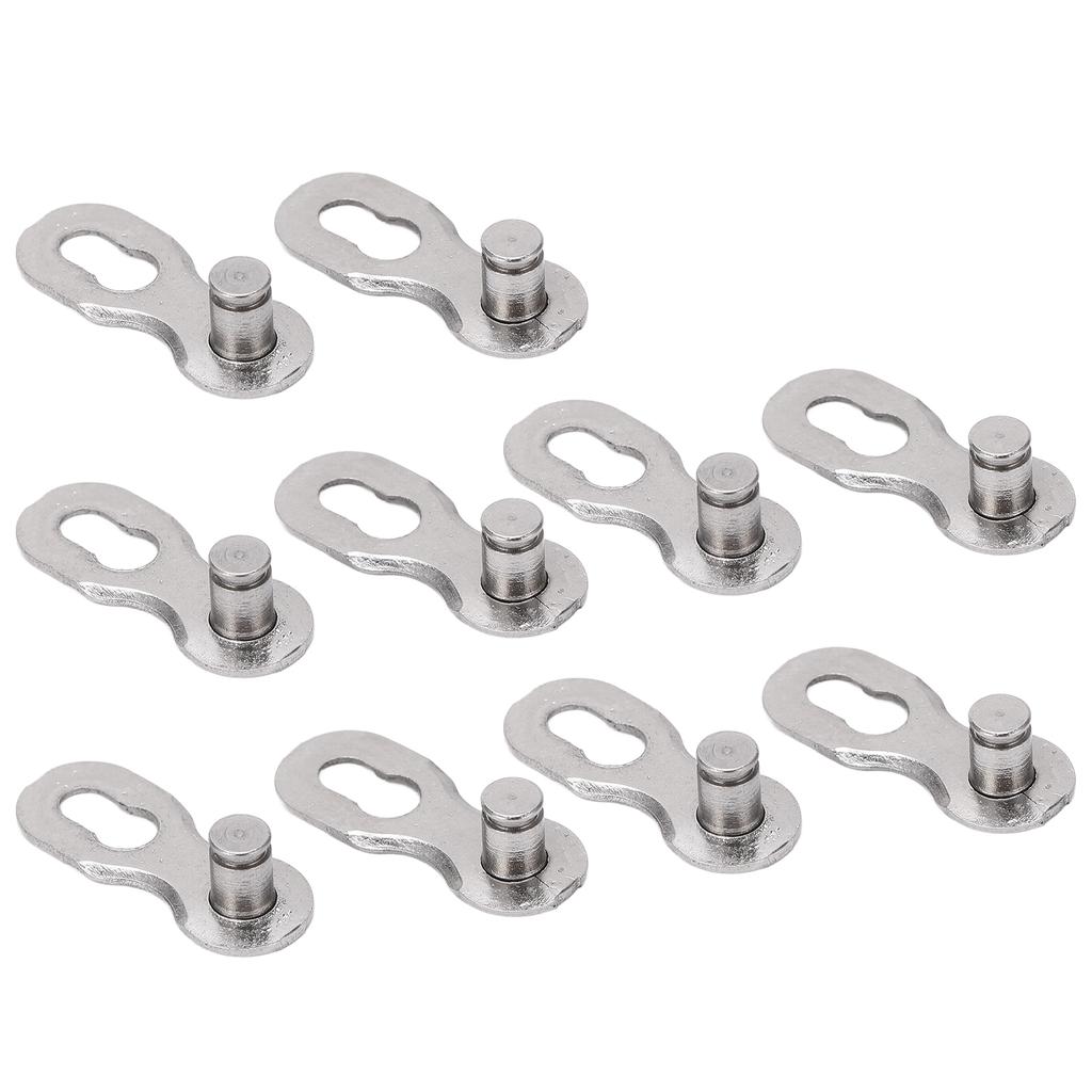 CANSUCC 5 párů Spojky článků řetězu jízdního kola Odolná spona pro rychlé uvolnění řetězu jízdního kola 11S