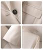 Women's Houndstooth Suit Jacket - Stylish, Versatile, Casual Top for Spring and Autumn