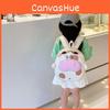 Spacious And Durable Children's Double Shoulder Backpack With Fun Animal Prints