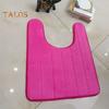 U-Shaped Floor Mat Wear Resistant Non-Slip Super Water Absorption Easy To Clean Fast Dry Bathroom Toilet Mat