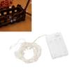 2 Sets Pentagram LED String Lights Battery Operated Fairy Star Lamp String Festival Decorations 5m