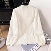 Women's New Chinese Style Lyocell Embroidered Stand Collar Shirt