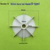 Plastic Cooling Fan Blade for 220V/380V Electric Motor and Booster Pump