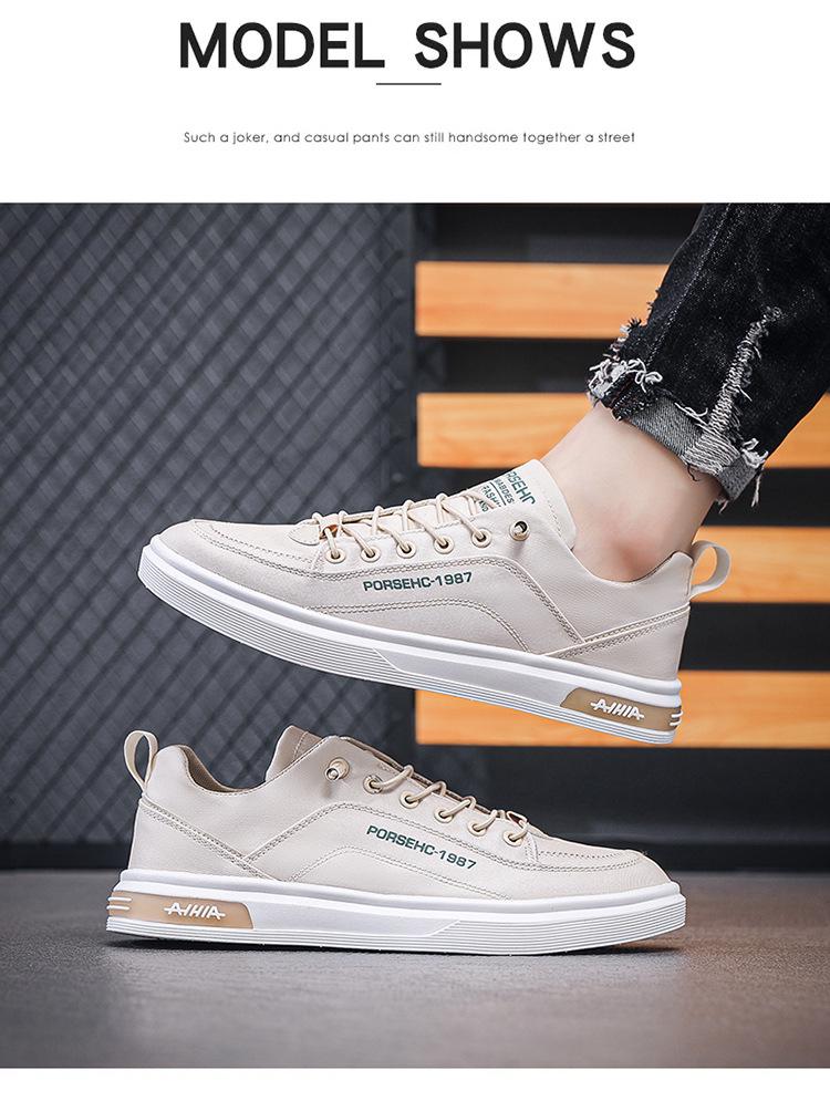 Men's Korean Style Canvas Shoes - Summer Breathable White Versatile Casual Sneakers