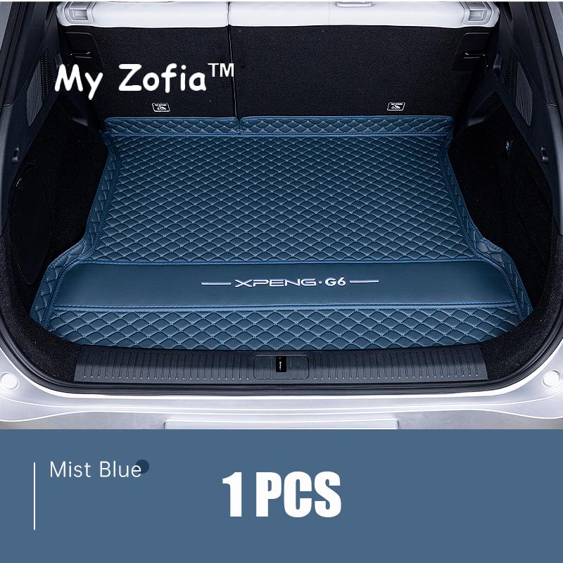 For Xpeng G6 2024 2025 2026 Car Boot Mat Rear Trunk Liner Cargo Protection Leather Mat Interior Modification Accessories