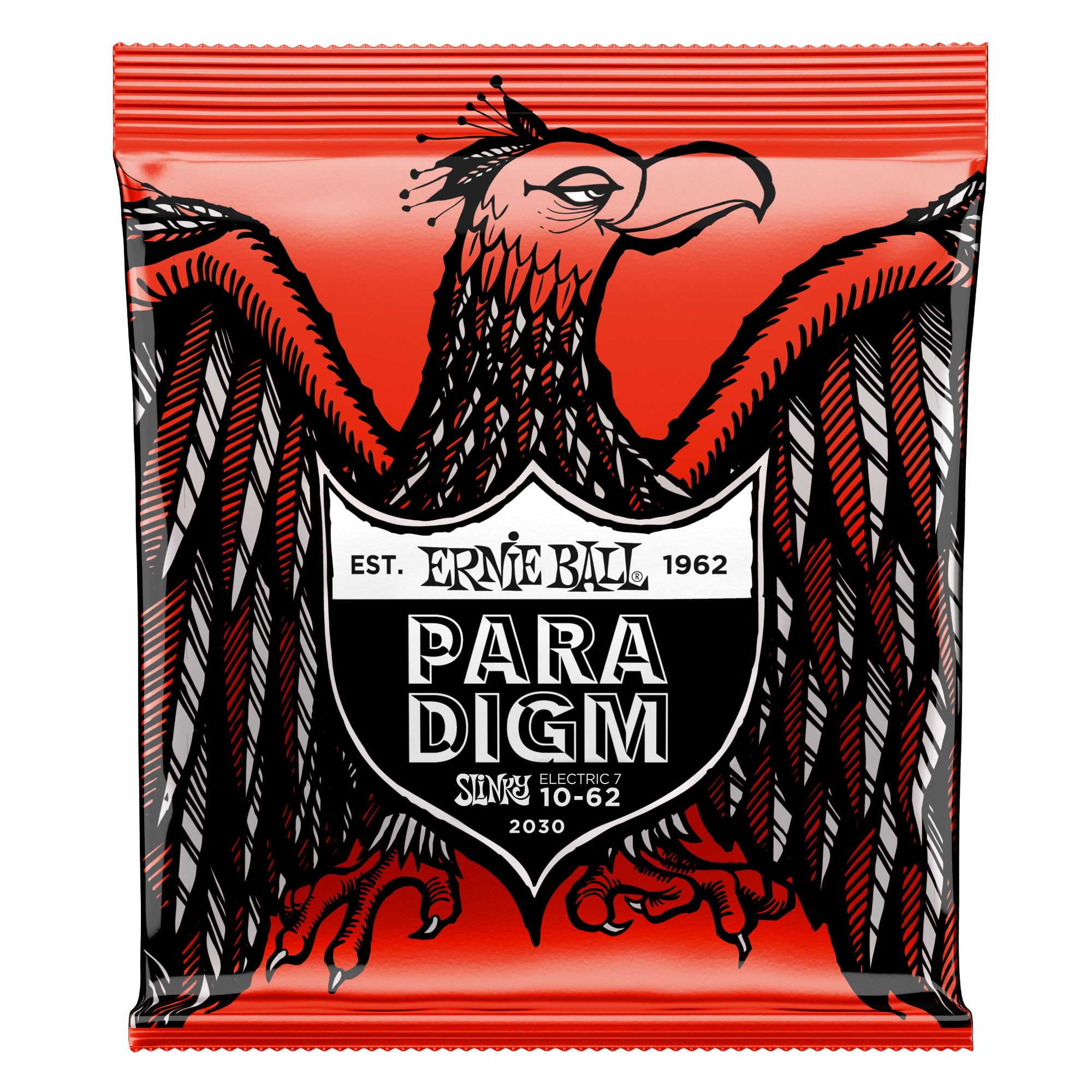 

Струны для электрогитары ERNIE BALL 2030 PARADIGM SKINNY TOP HEAVY BOTTOM SLINKY Paradigm Slinky [подлинные] 7-струнные (10-62) 7-СТРУННАЯ