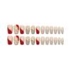 Wearable Nails Three-dimensional Gilded Nail Art Tablets 24 Removable Wearable Nails