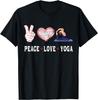 Yoga Lovers Player Fans Peace Love Yoga T-Shirt