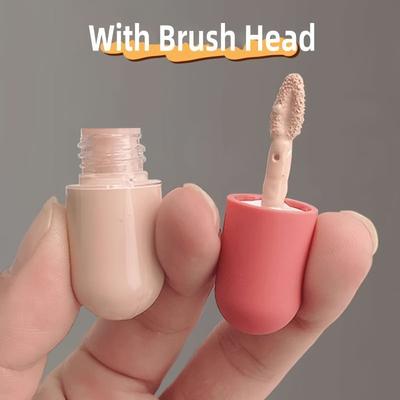 1 Stück nachfüllbare Mini-Lipgloss-Tube, süße kapselförmige Lippenstift-Probenflaschen für DIY-Lippenöl, Reise-Make-up-Tools