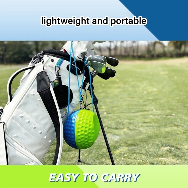 Golf Swing Trainer Double Color Connect Ball Golf Swing Postures Correcter Indoor Outdoor Golf Practice Equipment