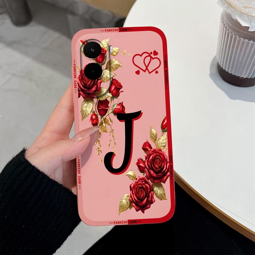 Casing For Xiaomi Poco M7 M6 M5 M4 M3 M2 Pro M5s Phone Case Fashion Letters Patterns Square Soft Matte Silicone Shockproof Back Cover For Xiaomi Shell