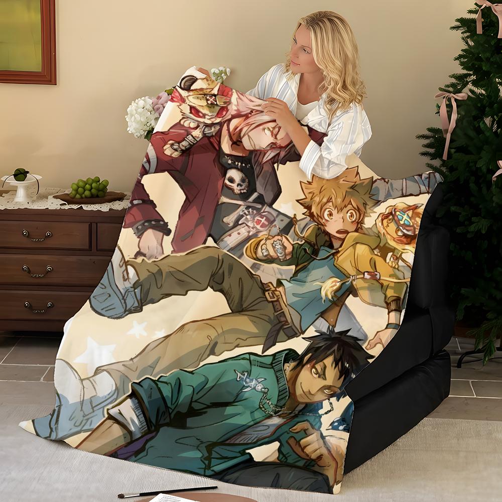 Anime K-Katekyo H-Hitman R-Reborn Throw Flannel Blanket, Soft Warm, Durable & Washable cute Cool
